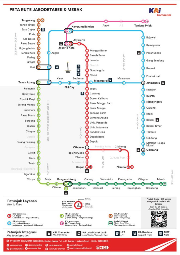 Peta Rute KRL Jabodetabek, Jadwal Terbaru Update 2024 - Tripcetera